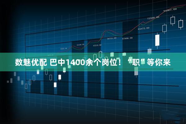 数魅优配 巴中1400余个岗位！“职”等你来