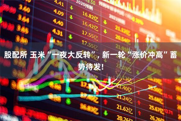 股配所 玉米“一夜大反转”, 新一轮“涨价冲高”蓄势待发!