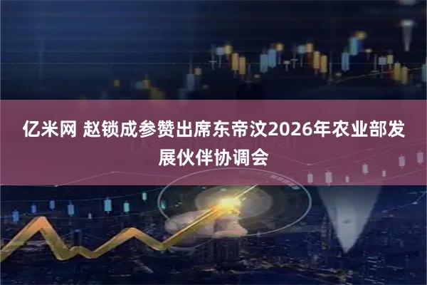 亿米网 赵锁成参赞出席东帝汶2026年农业部发展伙伴协调会