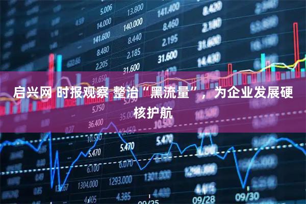 启兴网 时报观察 整治“黑流量”，为企业发展硬核护航
